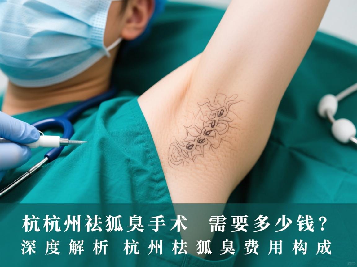 杭州祛狐臭手术需要多少钱？深度解析杭州祛狐臭费用构成