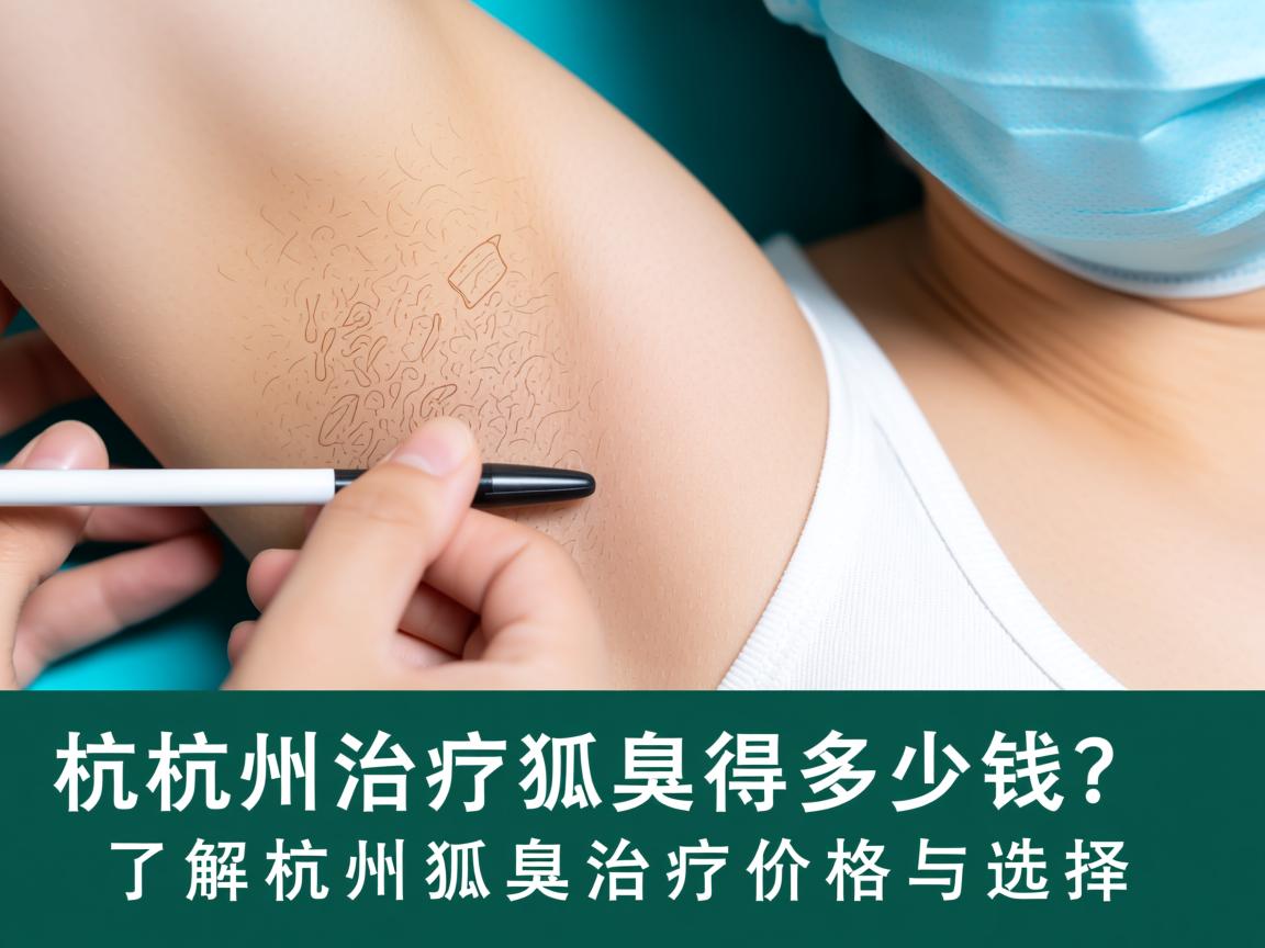杭州治疗狐臭得多少钱？了解杭州狐臭治疗价格与选择