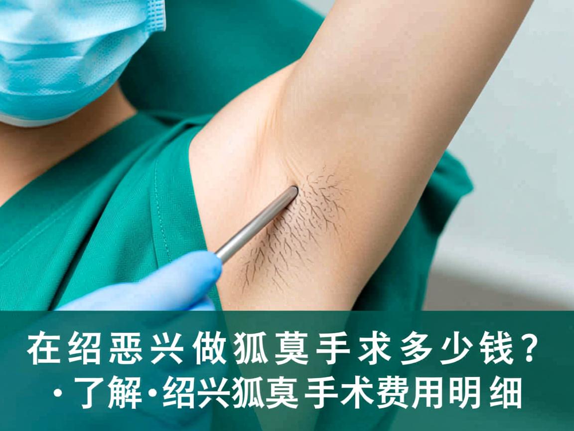 在绍兴做狐臭手术要多少钱？了解绍兴狐臭手术费用明细