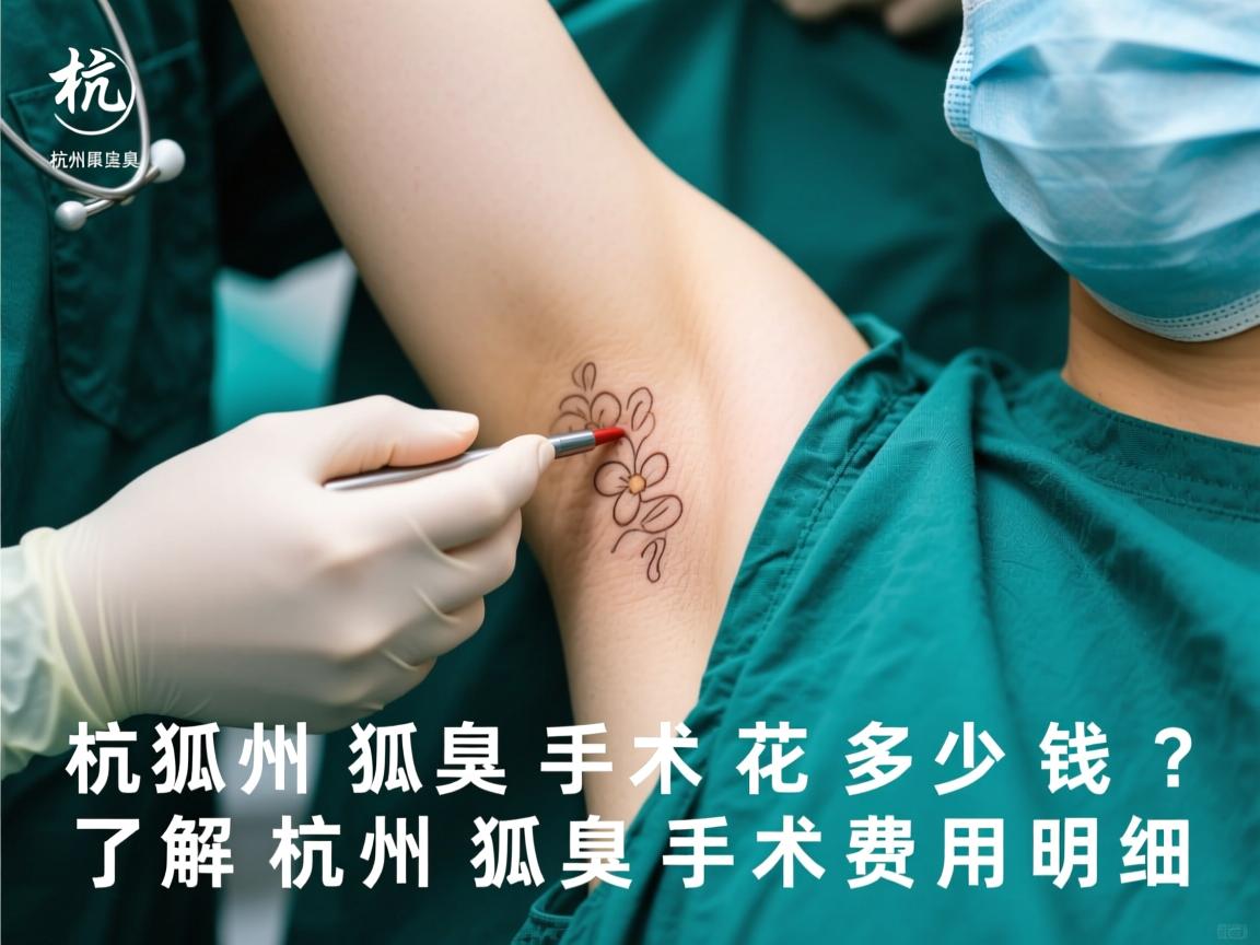 杭州狐臭手术花多少钱？了解杭州狐臭手术费用明细
