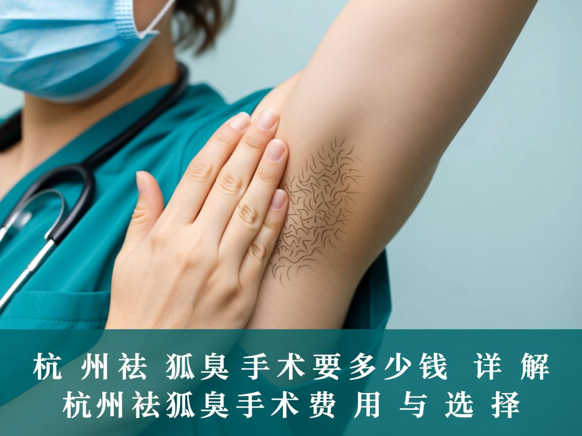 杭州祛狐臭手术要多少钱，详解杭州祛狐臭手术费用与选择