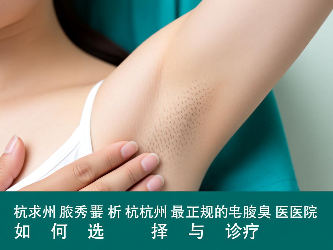 杭州腋秀解析,杭州最正规的腋臭医院如何选择与诊疗 杭州腋秀解析,杭州最正规的腋臭医院如何选择与诊疗