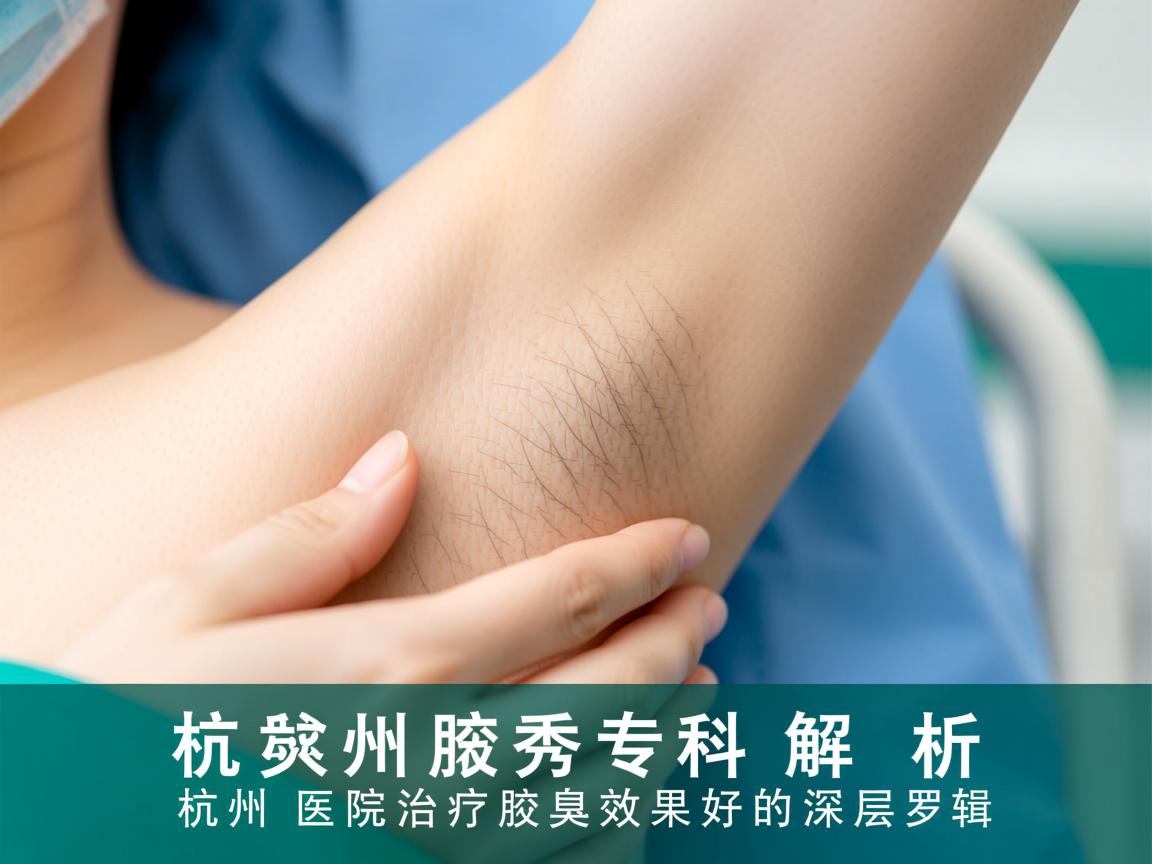 杭州腋秀专科解析，杭州医院治疗腋臭效果好的深层逻辑