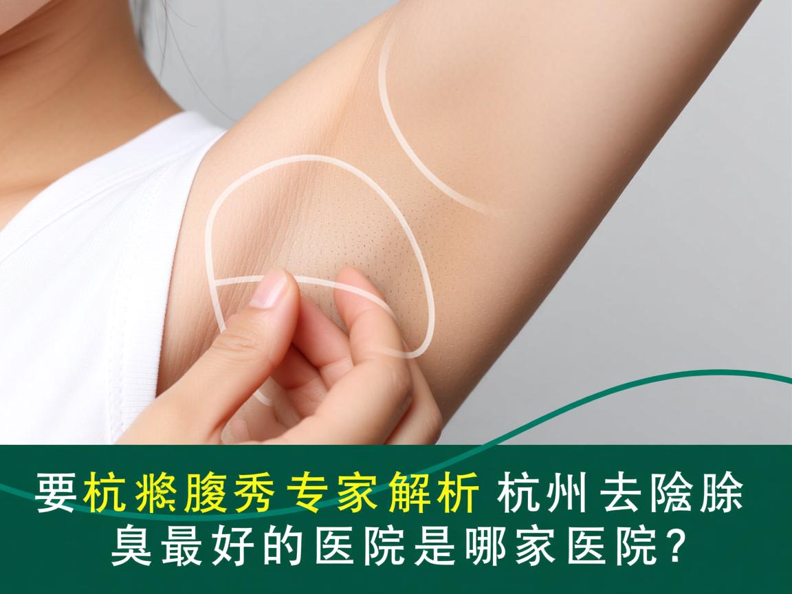 杭州腋秀专家解析，杭州去除腋臭最好的医院是哪家医院？