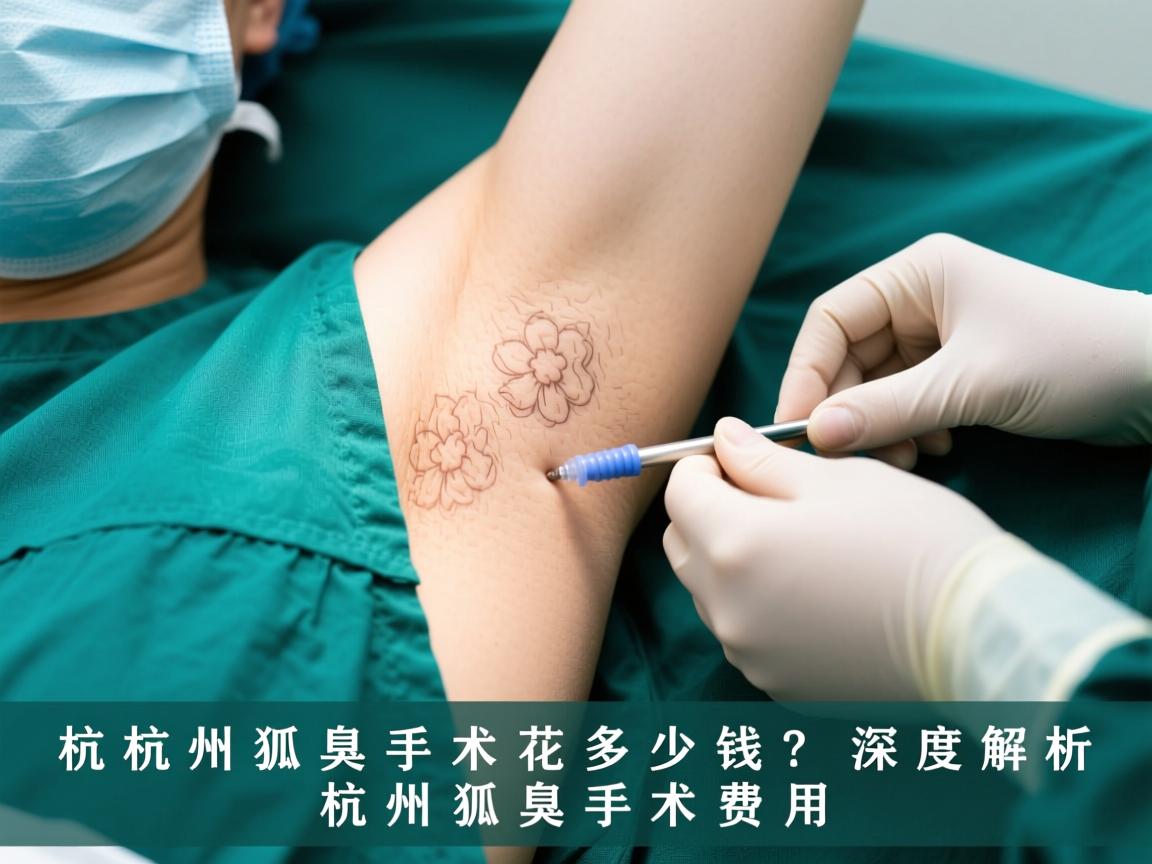 杭州狐臭手术花多少钱？深度解析杭州狐臭手术费用
