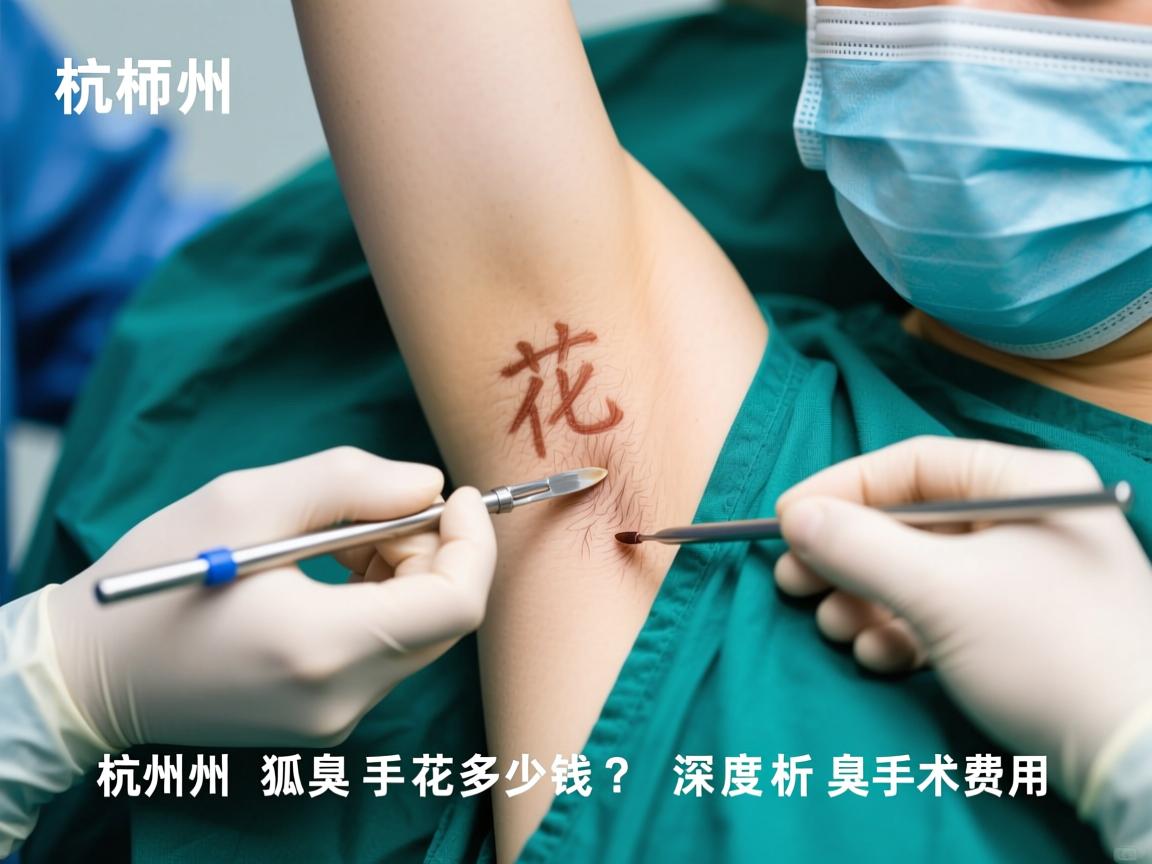 杭州狐臭手术花多少钱？深度解析杭州狐臭手术费用