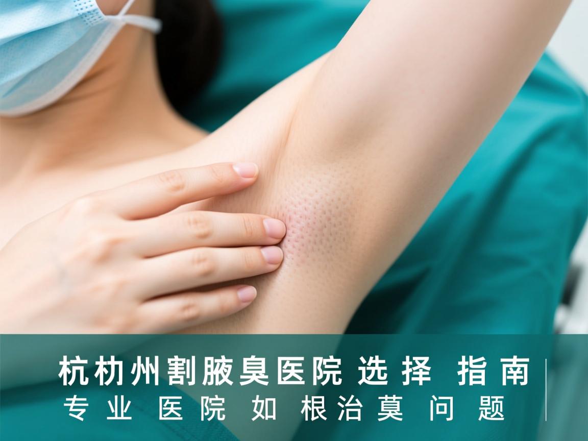 杭州割腋臭医院选择指南,专业医院如何根治腋臭问题 杭州割腋臭医院选择指南,专业医院如何根治腋臭问题