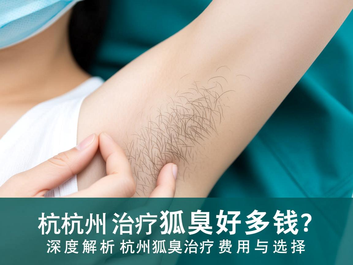杭州治疗狐臭好多钱？深度解析杭州狐臭治疗费用与选择