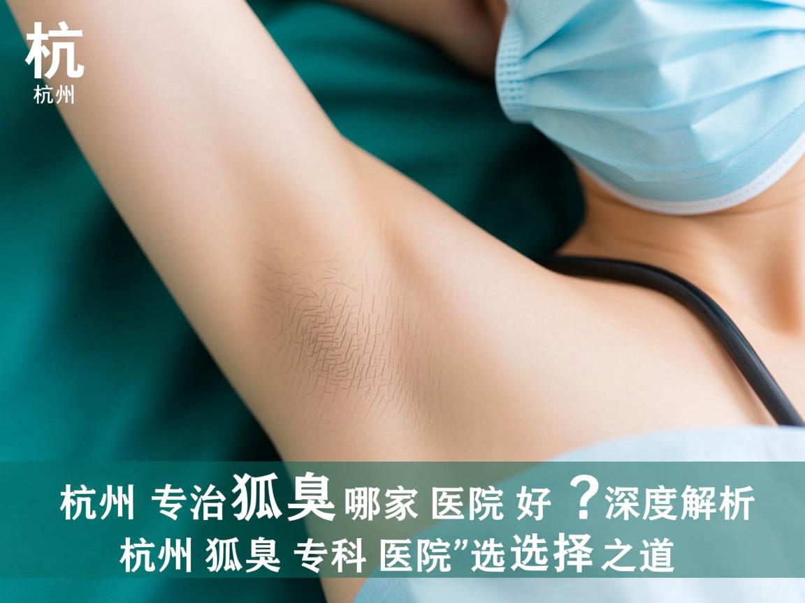 杭州专治狐臭哪家医院好？深度解析杭州狐臭专科医院的选择之道
