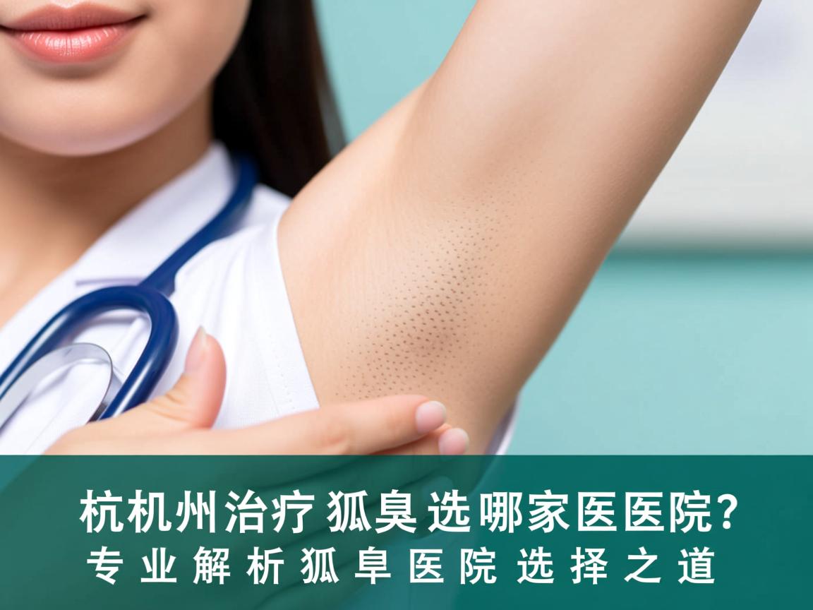 杭州治疗狐臭选哪家医院？专业解析狐臭医院的选择之道