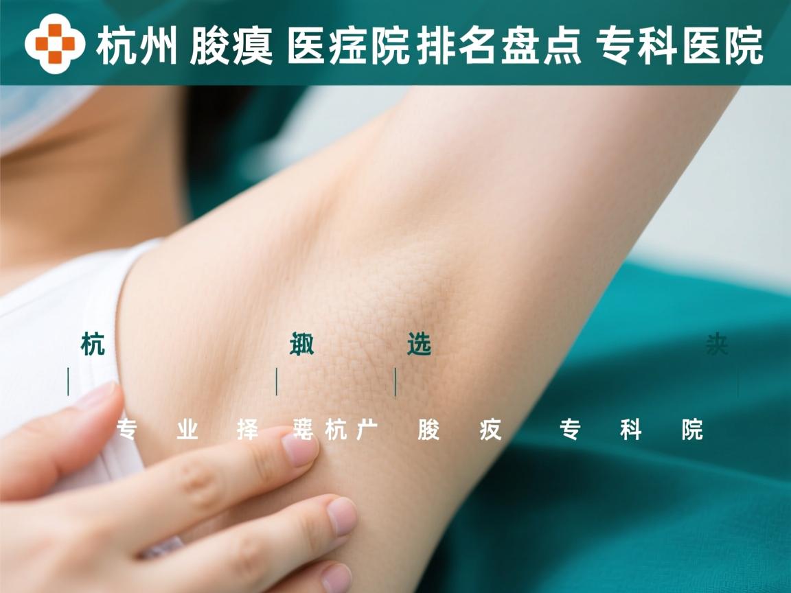 杭州腋臭医院排名盘点，专业选择杭州腋臭专科医院