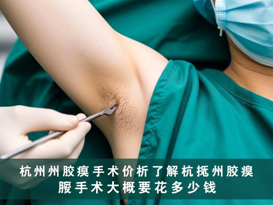 杭州腋臭手术价格解析，了解杭州腋臭手术大概要花多少钱