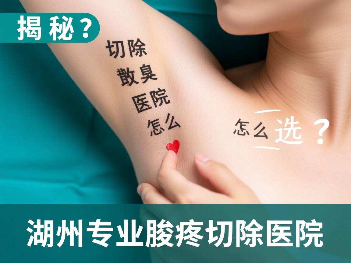湖州腋臭切除医院怎么选？揭秘湖州专业腋臭切除医院