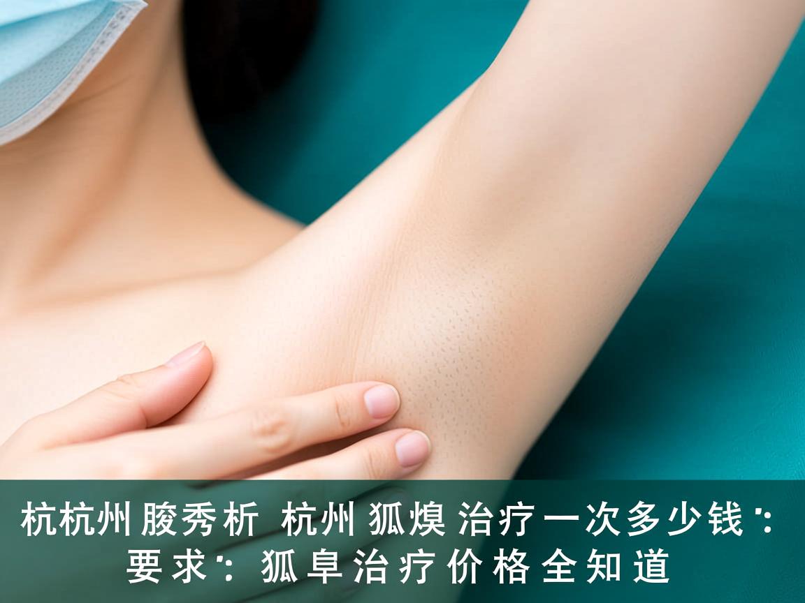 杭州腋秀解析，杭州狐臭治疗一次多少钱，狐臭治疗价格全知道