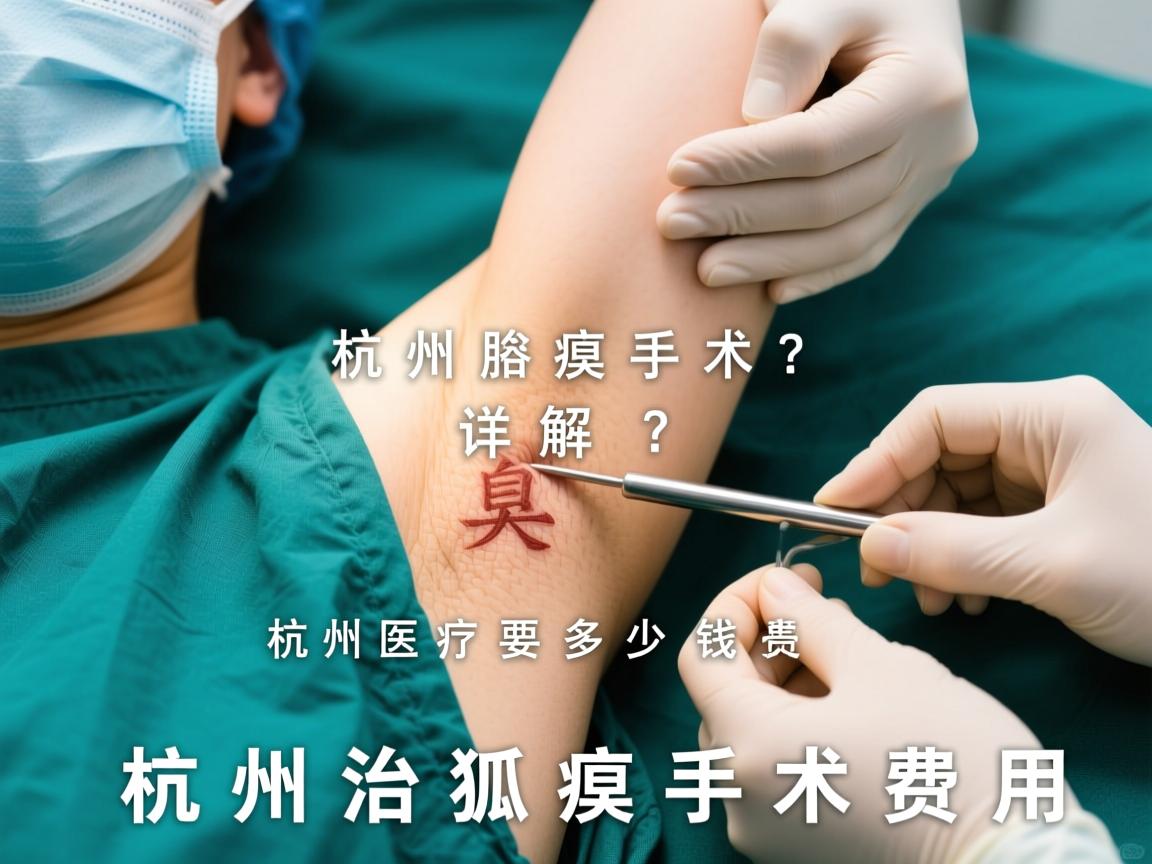 杭州腋臭手术要多少钱？详解杭州治狐臭手术费用