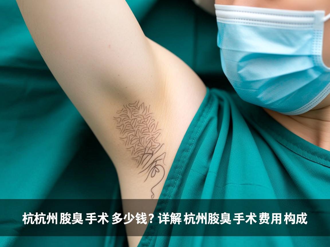 杭州腋臭手术多少钱?详解杭州腋臭手术费用构成 杭州腋臭手术多少钱?详解杭州腋臭手术费用构成