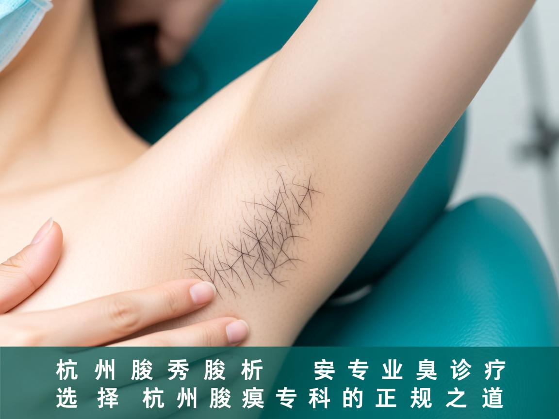 杭州腋秀解析，专业腋臭诊疗，选择杭州腋臭专科的正规之道