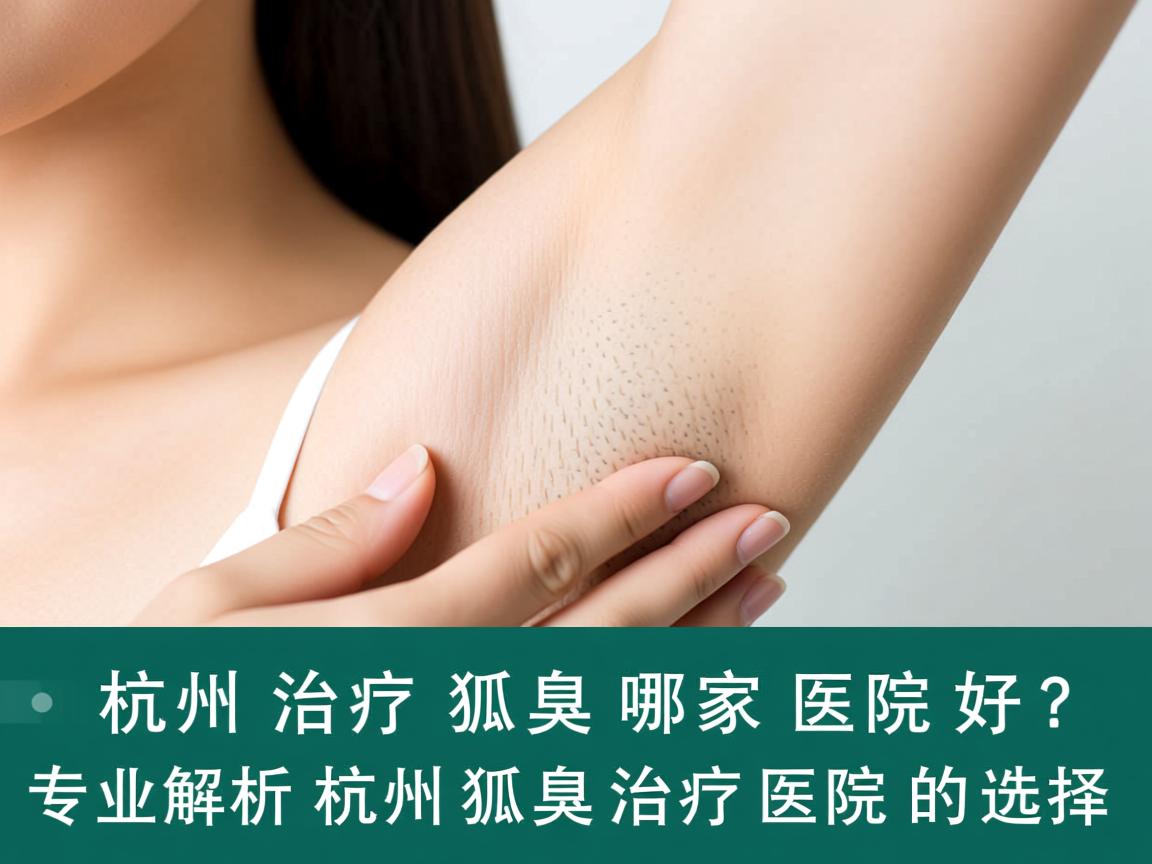 杭州治疗狐臭哪家医院好？专业解析杭州狐臭治疗医院的选择
