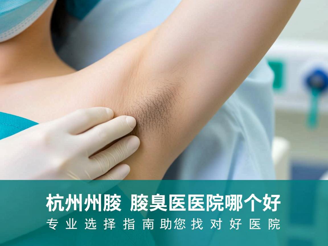 杭州腋秀解析，杭州腋臭医院哪个好，专业选择指南助您找对好医院