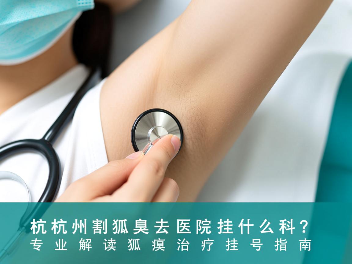 杭州割狐臭去医院挂什么科？专业解读狐臭治疗挂号指南