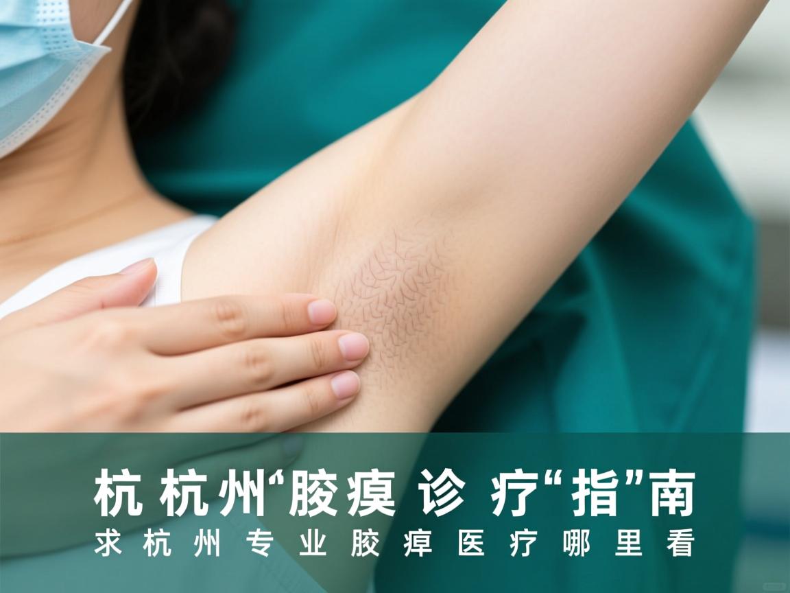 杭州腋臭诊疗指南，杭州专业腋臭医疗哪里看