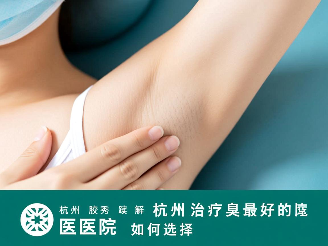 杭州腋秀解析，杭州治疗腋臭最好的医院如何选择