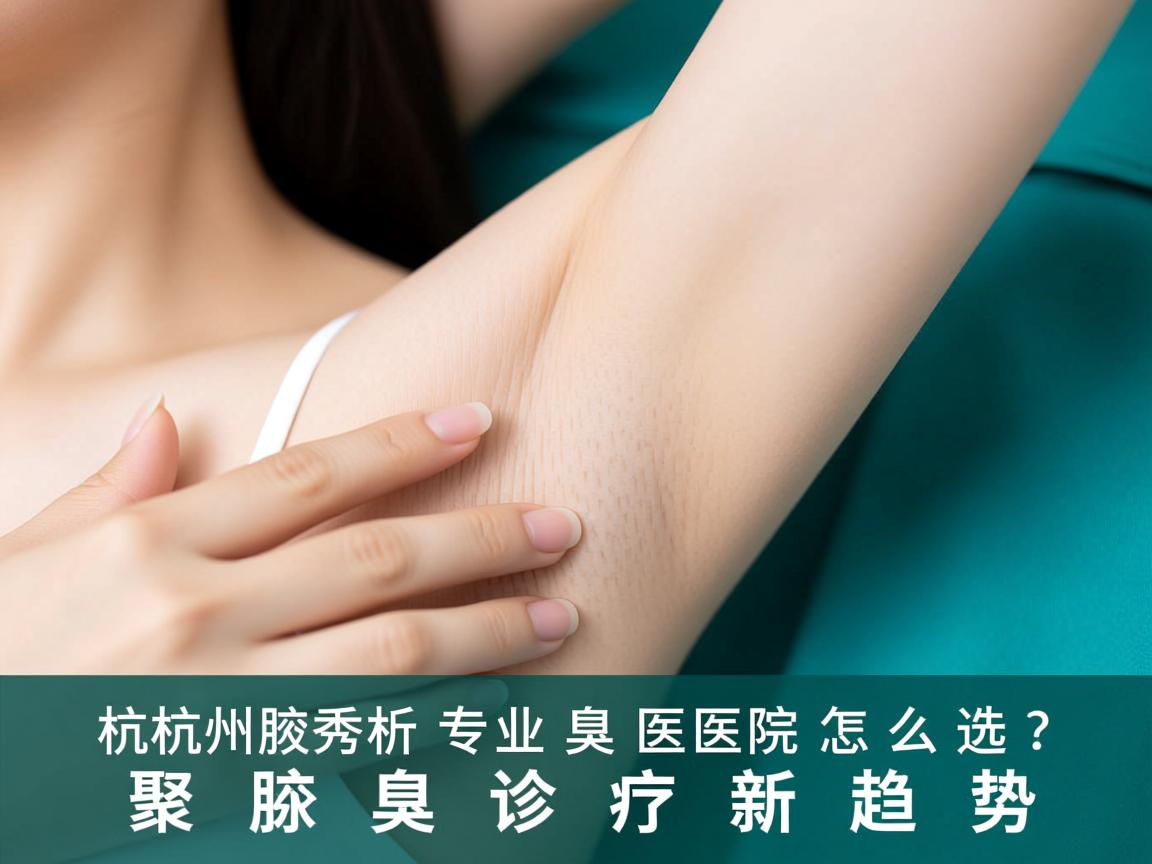 杭州腋秀解析，杭州专业腋臭医院怎么选？聚焦腋臭诊疗新趋势