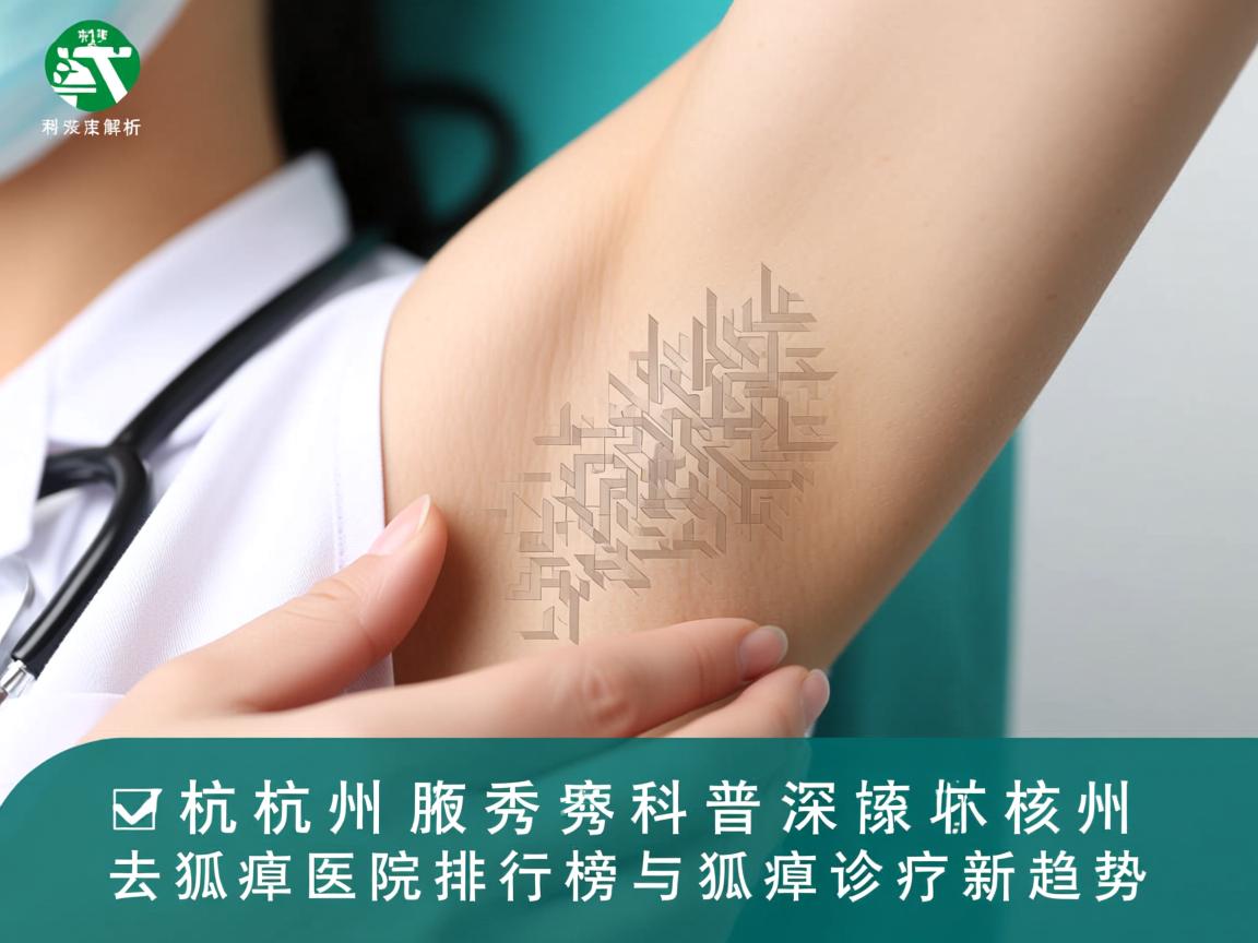 杭州腋秀科普，深度解析杭州去狐臭医院排行榜与狐臭诊疗新趋势