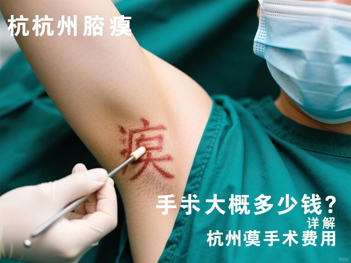 杭州腋臭手术大概多少钱？详解杭州腋臭手术费用