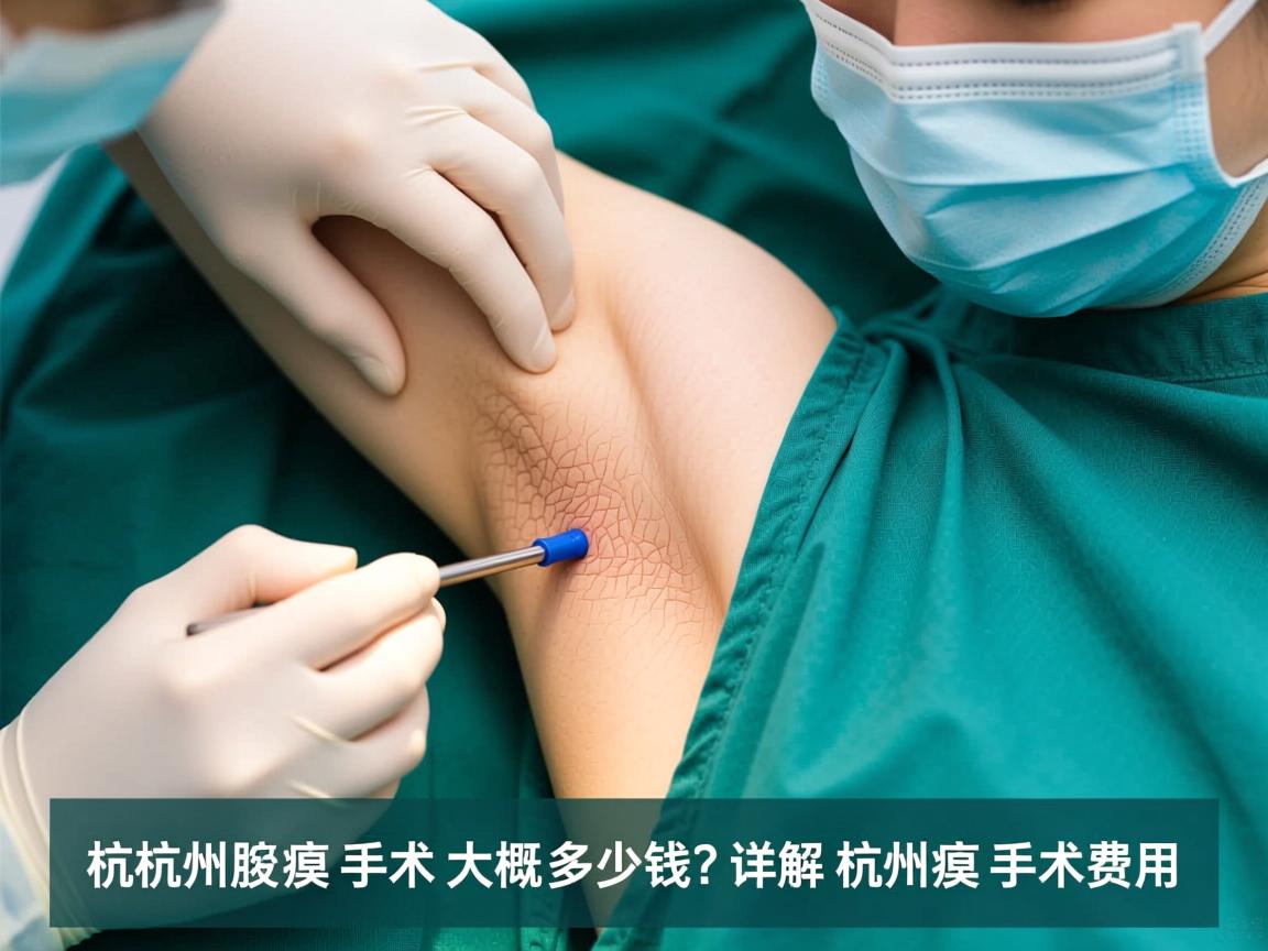 杭州腋臭手术大概多少钱？详解杭州腋臭手术费用