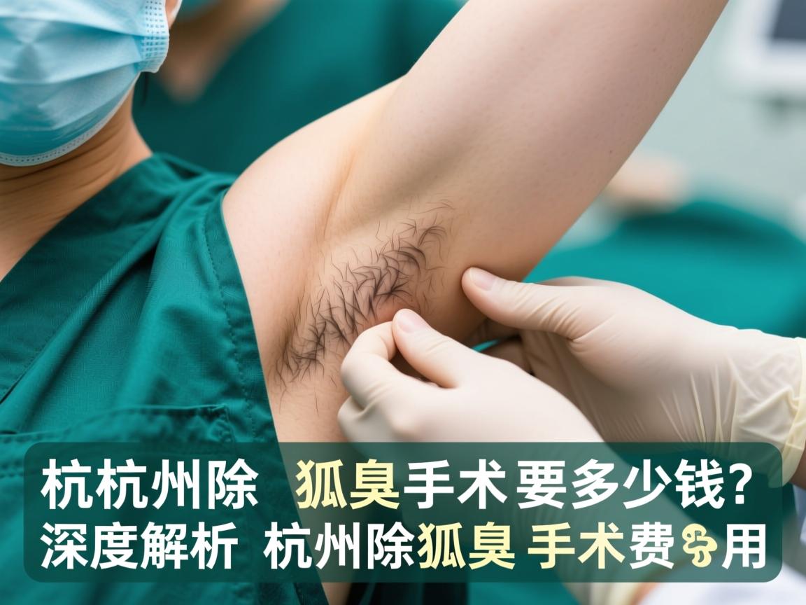 杭州除狐臭手术要多少钱？深度解析杭州除狐臭手术费用