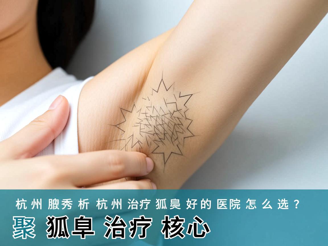 杭州腋秀解析，杭州治疗狐臭好的医院怎么选？聚焦狐臭治疗核心