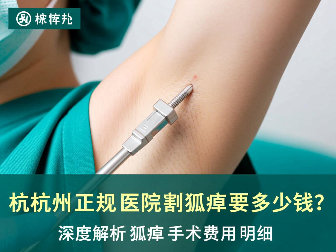 杭州正规医院割狐臭要多少钱?深度解析狐臭手术费用明细 杭州正规医院割狐臭要多少钱?深度解析狐臭手术费用明细