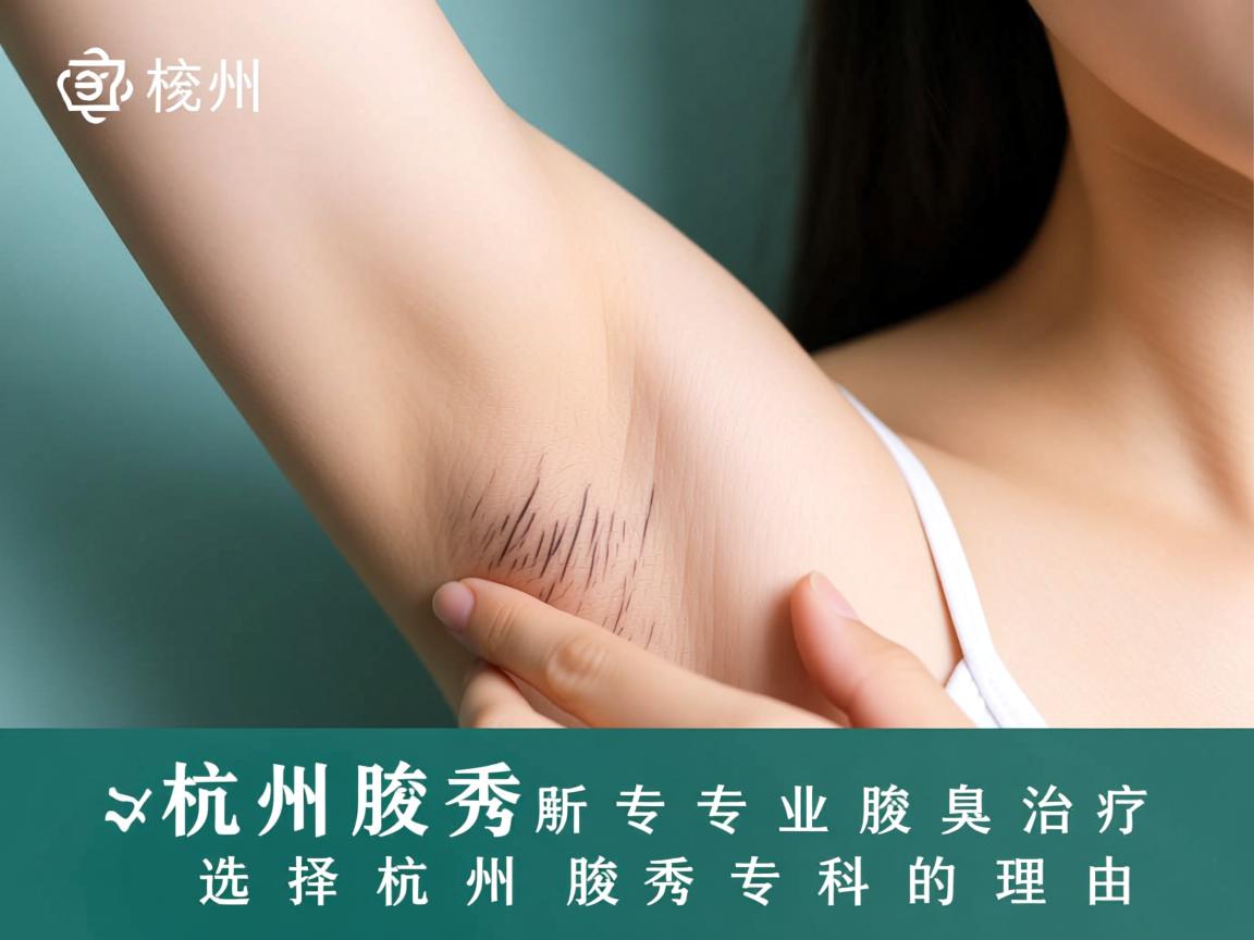 杭州腋秀解析，专业腋臭治疗，选择杭州腋秀专科的理由