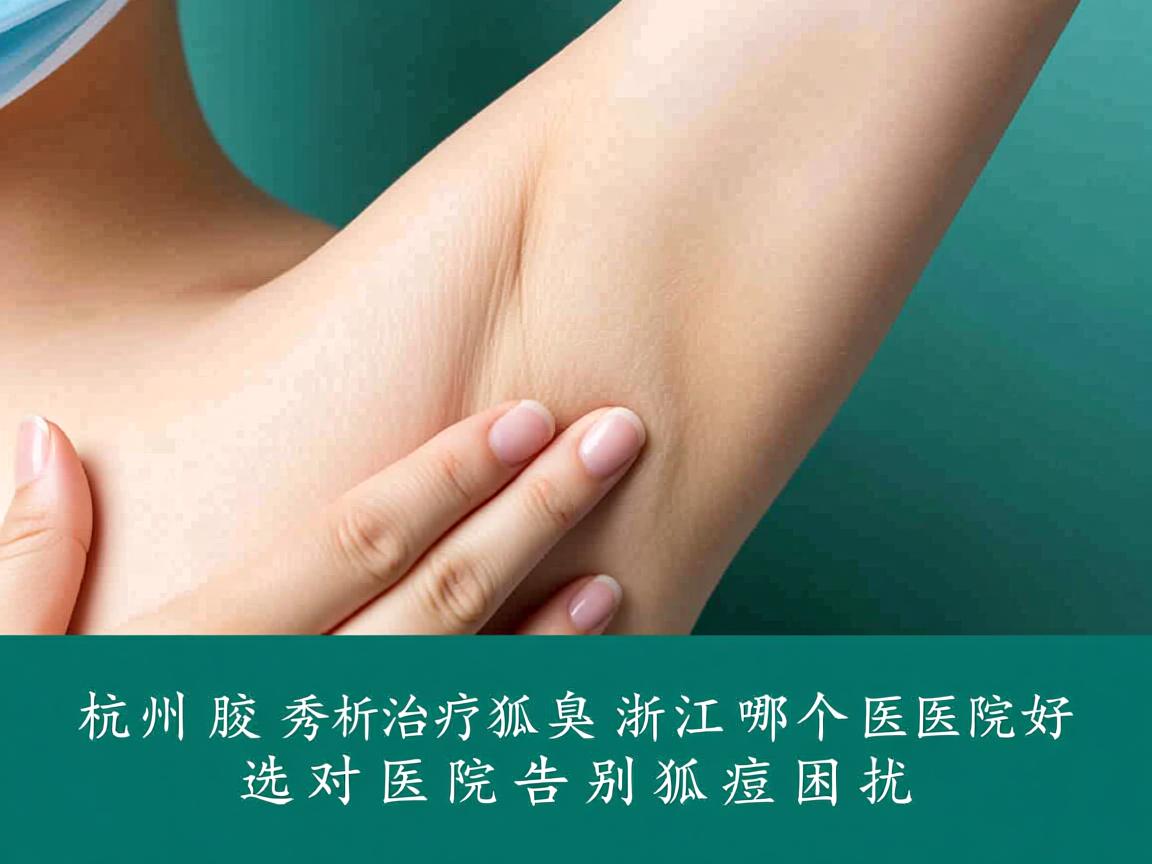 杭州腋秀解析，治疗狐臭浙江哪个医院好，选对医院告别狐臭困扰