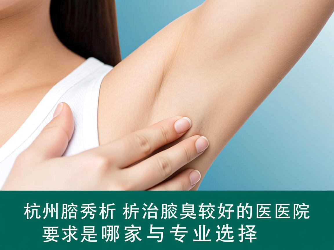 杭州腋秀解析,杭州治腋臭较好的医院是哪家与专业选择 杭州腋秀解析,杭州治腋臭较好的医院是哪家与专业选择