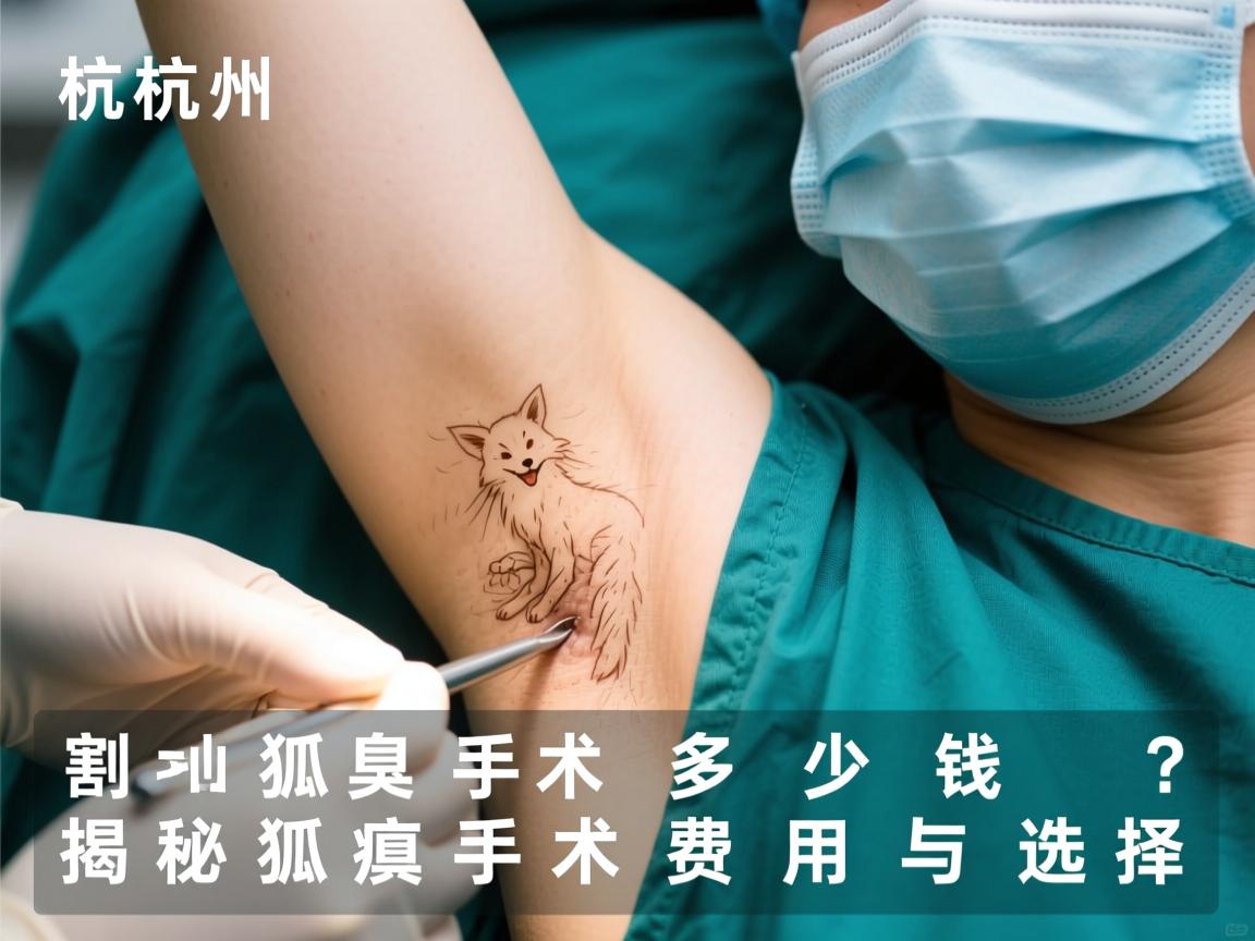 杭州割狐臭手术多少钱？揭秘狐臭手术费用与选择