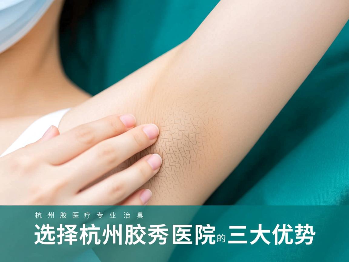 杭州腋秀医院解析，专业治疗腋臭，选择杭州腋秀医院的三大优势