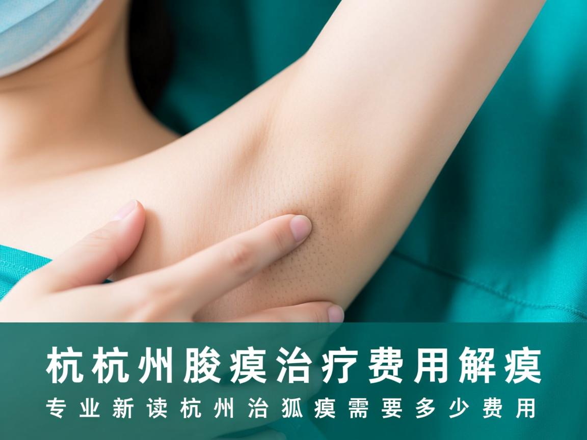 杭州腋臭治疗费用解析，专业解读杭州治狐臭需要多少费用