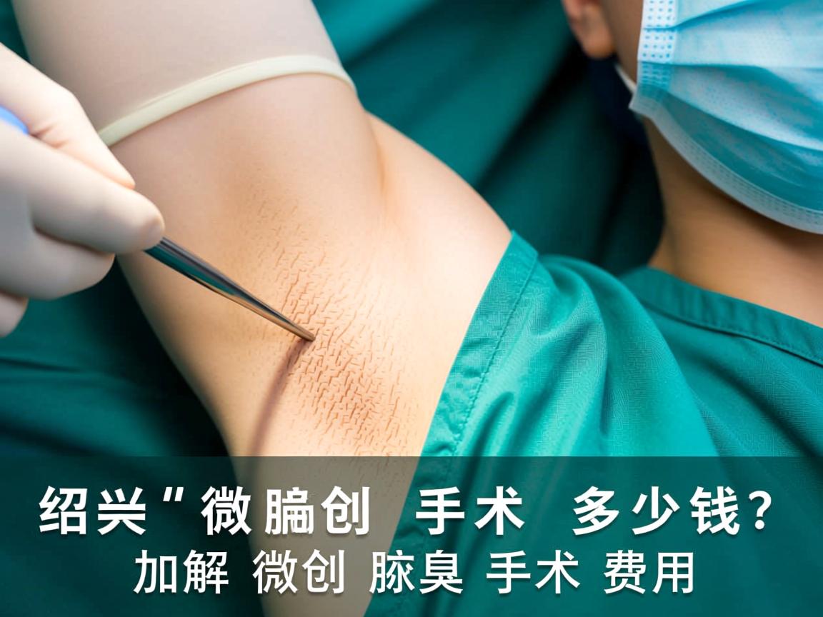 在绍兴做微创腋臭手术多少钱？解析微创腋臭手术费用