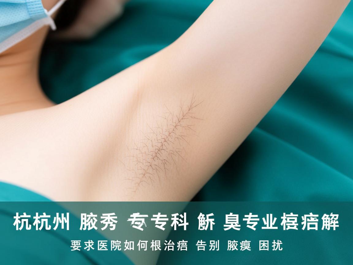 杭州腋秀腋臭专科解析，专业医院如何根治狐臭，告别腋臭困扰