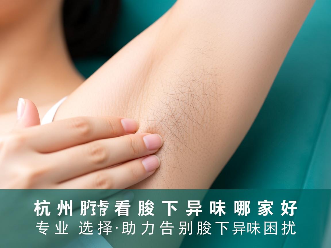 杭州腋秀解析，杭州看腋下异味哪家好，专业选择助力告别腋下异味困扰