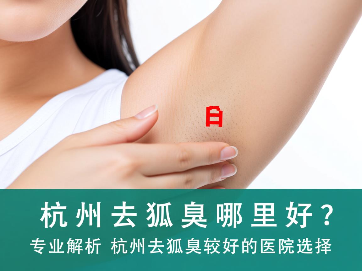 杭州去狐臭哪里好？专业解析杭州去狐臭较好的医院选择