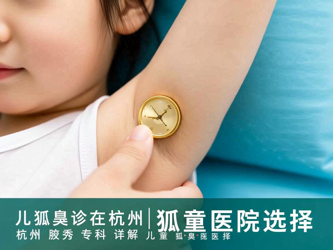 儿童狐臭诊疗在杭州，杭州腋秀专科详解儿童狐臭医院选择