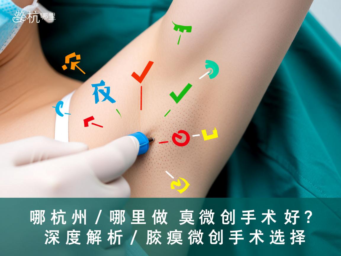 杭州哪里做腋臭微创手术好？深度解析腋臭微创手术选择
