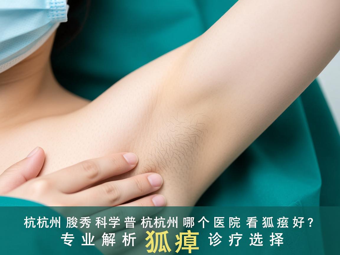 杭州腋秀科普，杭州哪个医院看狐臭好？专业解析狐臭诊疗选择