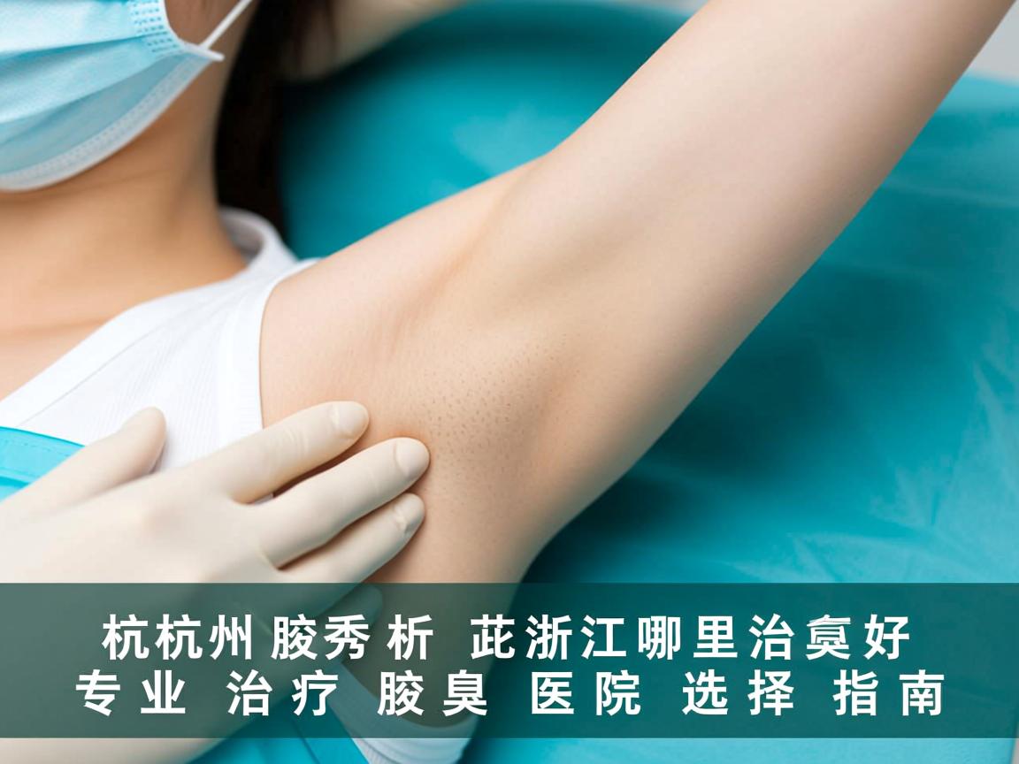 杭州腋秀解析，在浙江哪里治疗腋臭好，专业治疗腋臭的医院选择指南