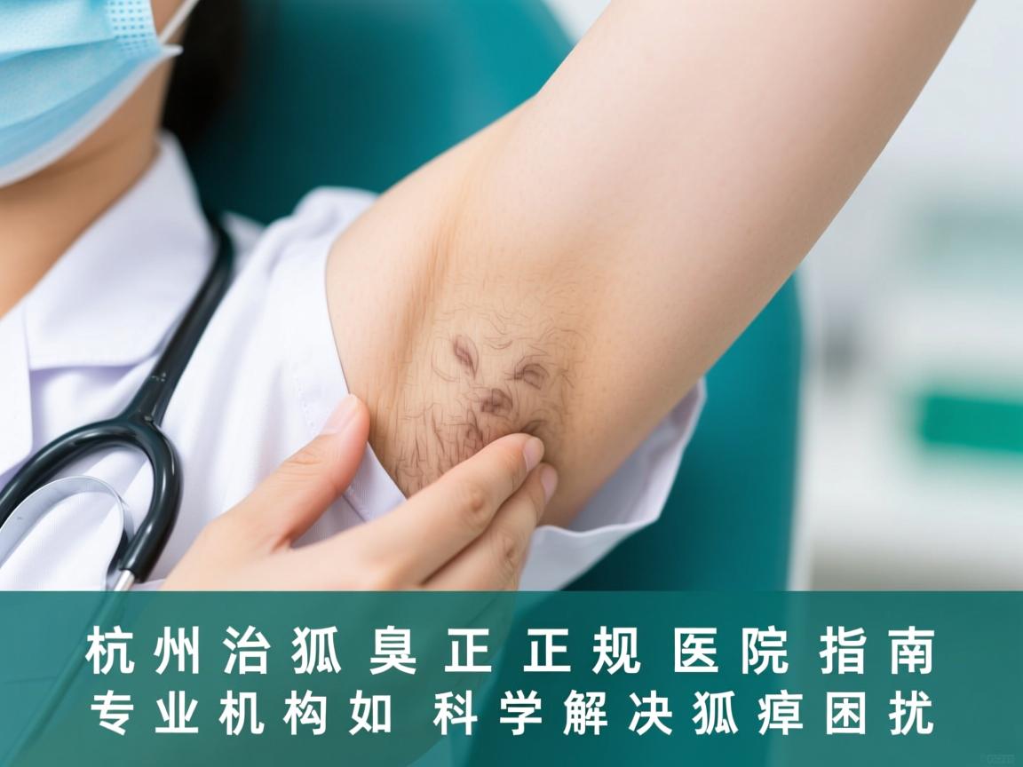 杭州治狐臭正规医院指南，专业机构如何科学解决狐臭困扰