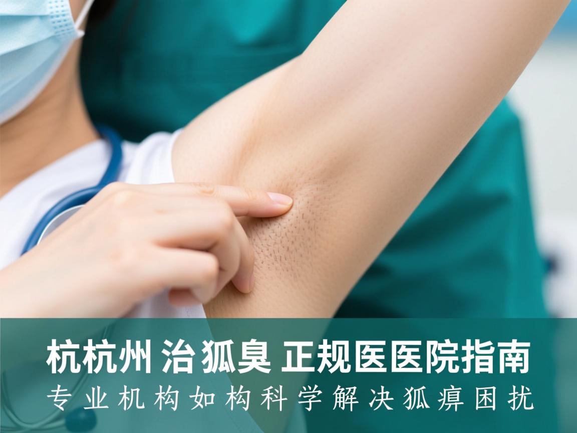 杭州治狐臭正规医院指南，专业机构如何科学解决狐臭困扰