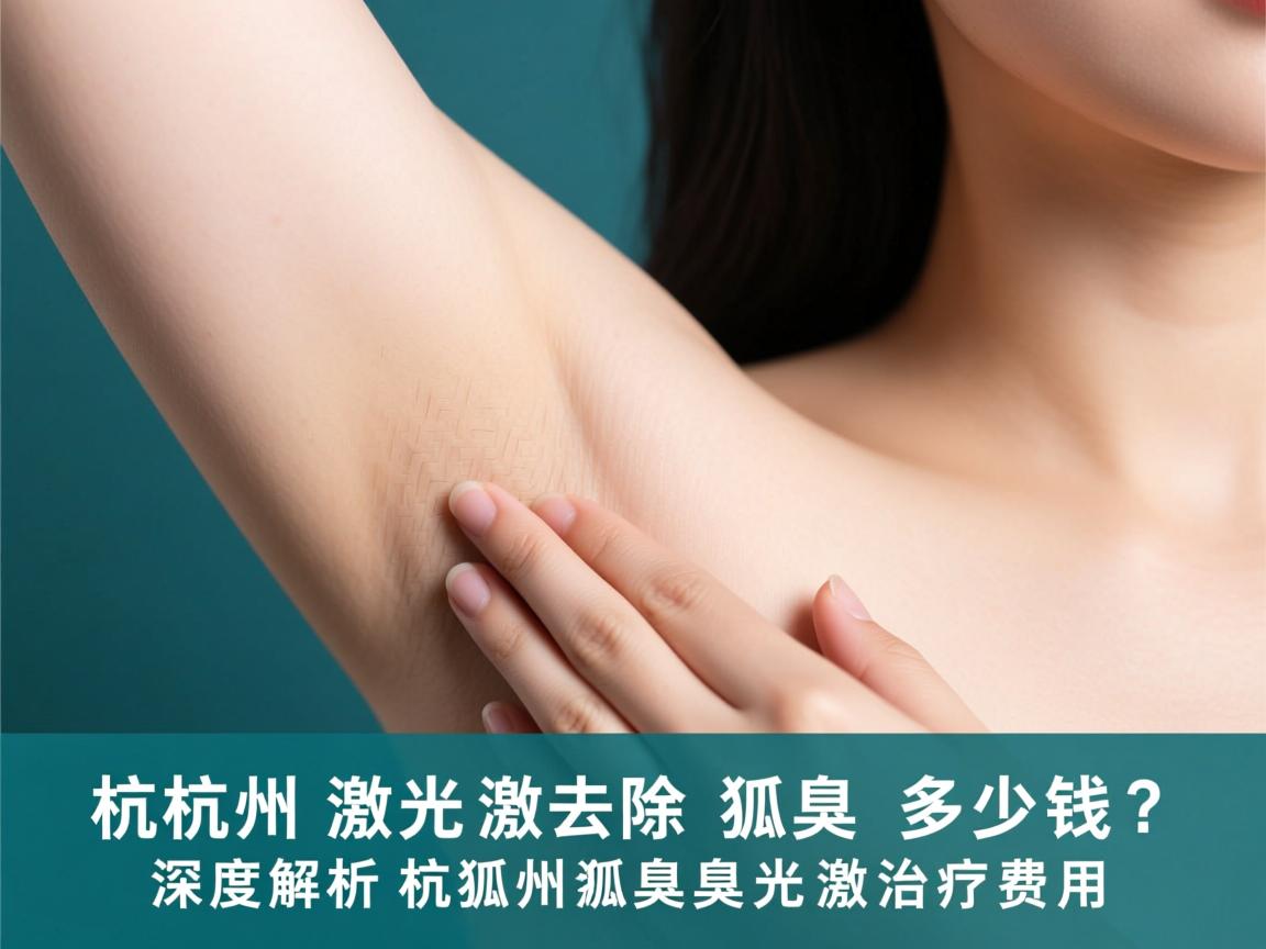 杭州激光去除狐臭多少钱？深度解析杭州狐臭激光治疗费用